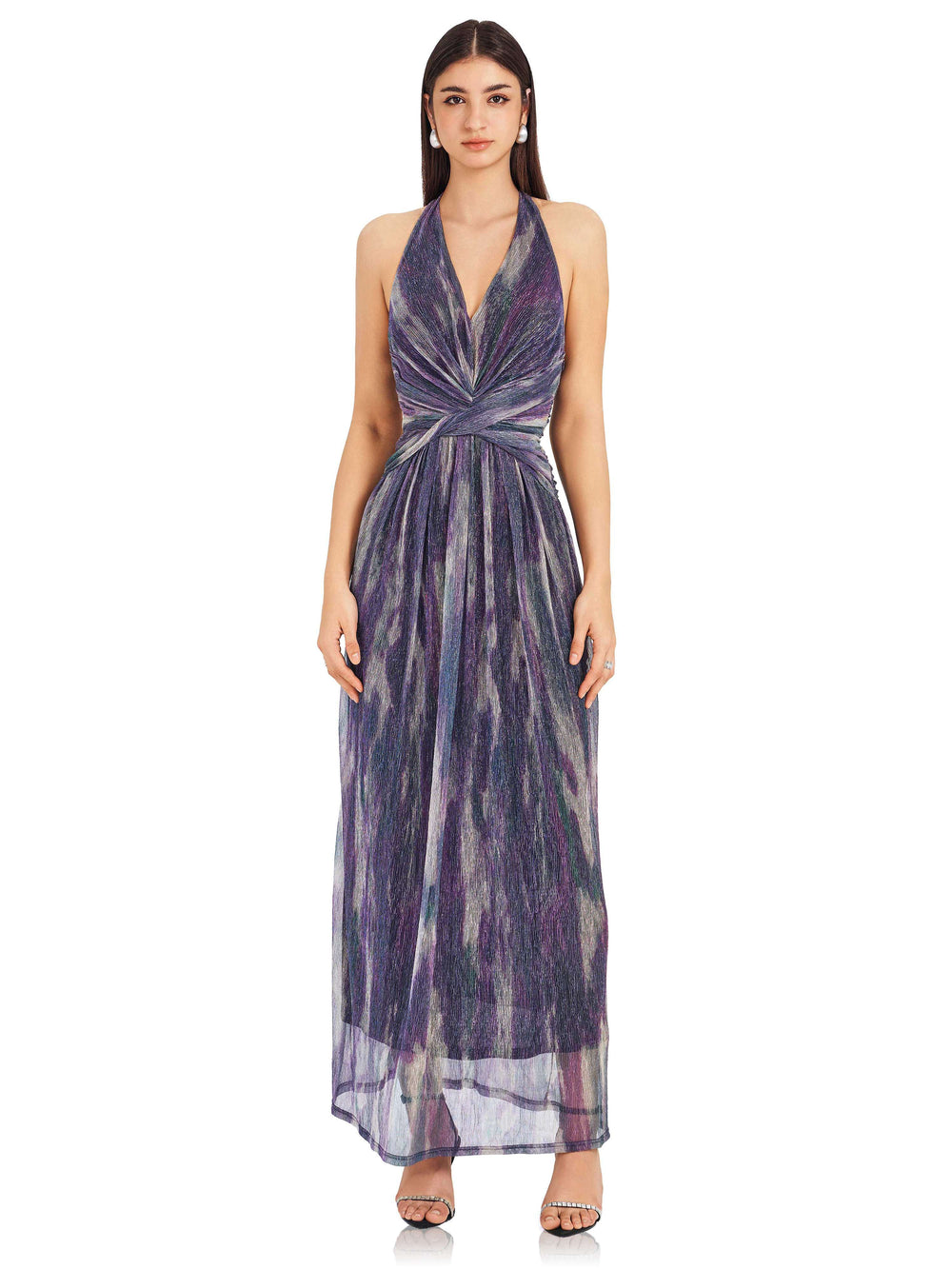 Galaxy Gradient Halter Dresss