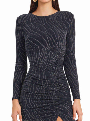 Midnight Ripples Shimmer Dress