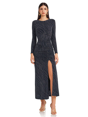 Midnight Ripples Shimmer Dress