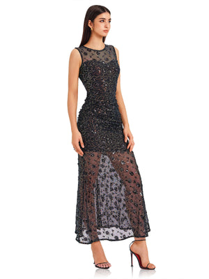 Midnight Stardust Sequin Dress