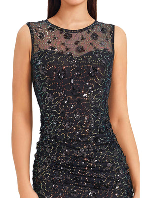 Midnight Stardust Sequin Dress