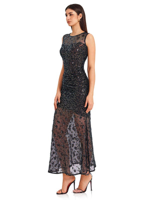 Midnight Stardust Sequin Dress