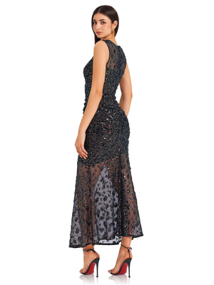 Midnight Stardust Sequin Dress