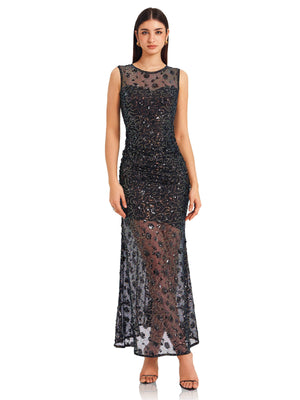 Midnight Stardust Sequin Dress