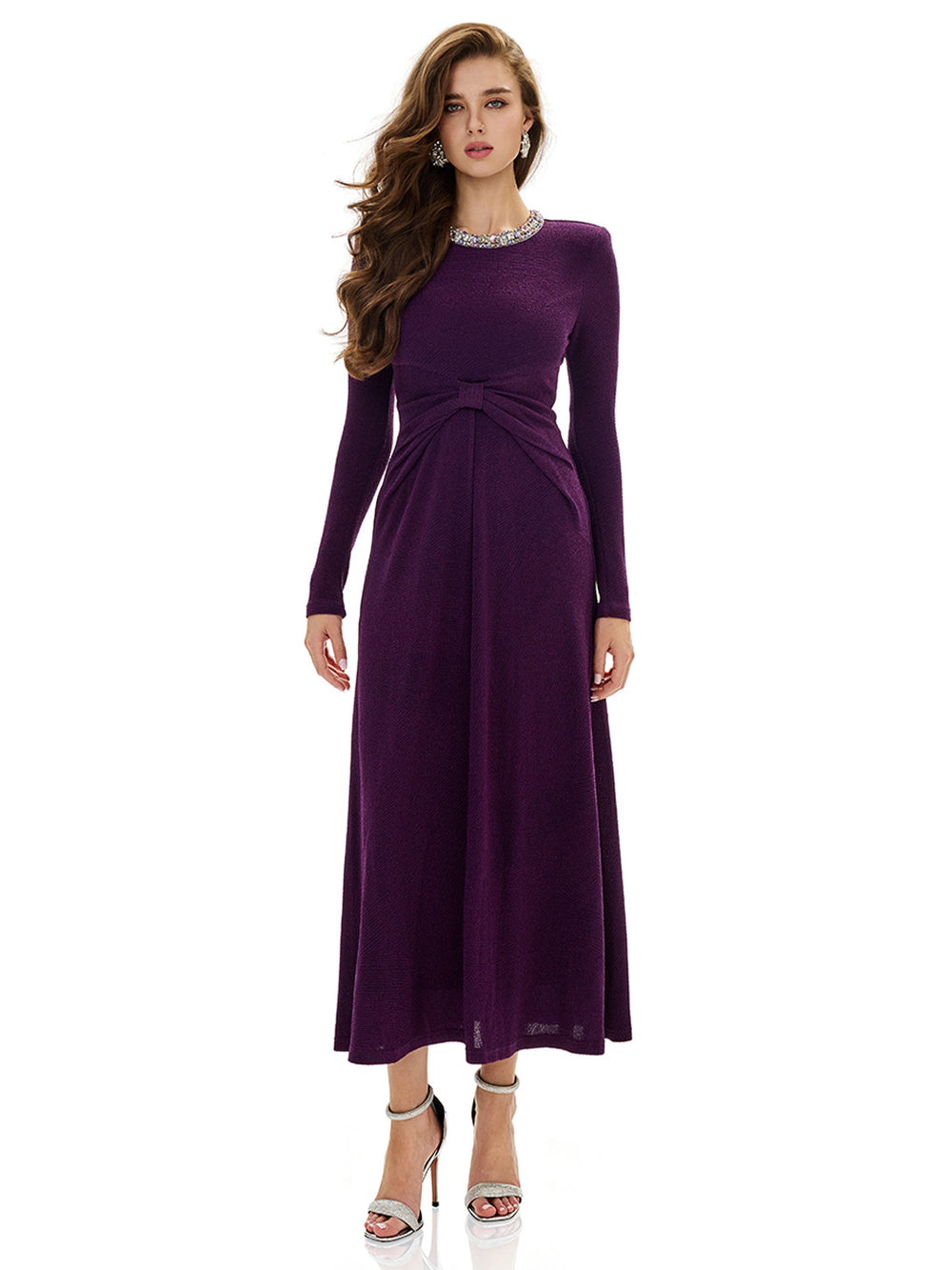 Crystal Embellished Luxe Gown