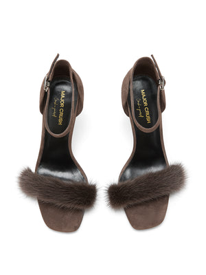 Fluffy Suede Pumps