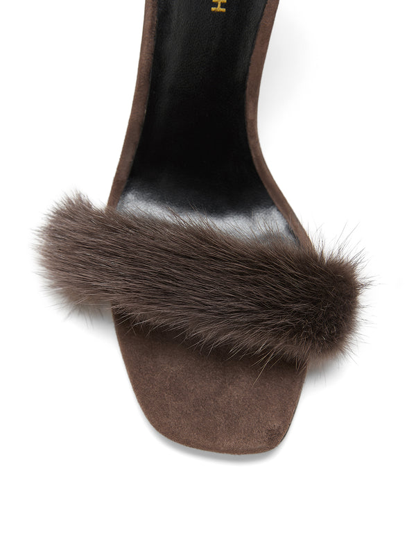 Fluffy Suede Pumps