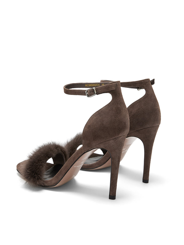 Fluffy Suede Pumps