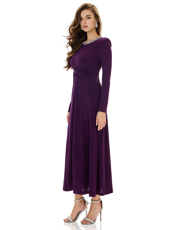 Crystal Embellished Luxe Gown