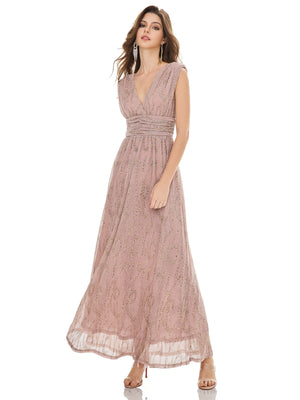 Rose Pink Shimmery Dress