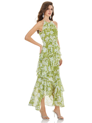 Verdant Bloom Ethereal Dress