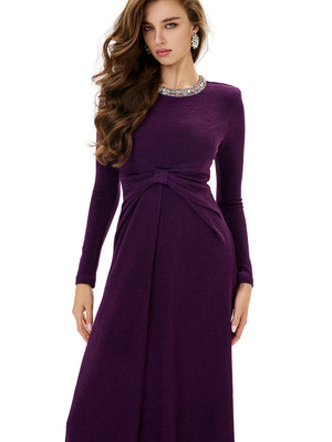 Crystal Embellished Luxe Gown