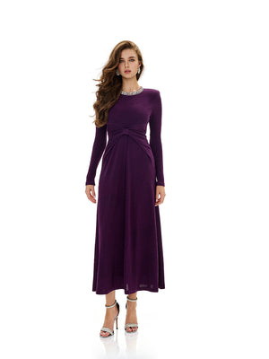 Crystal Embellished Luxe Gown
