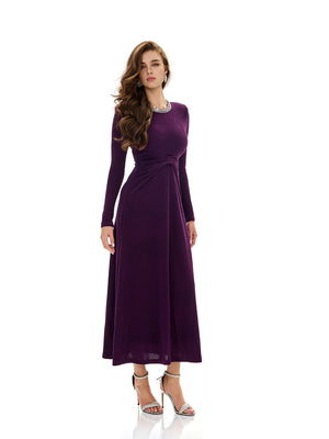 Crystal Embellished Luxe Gown
