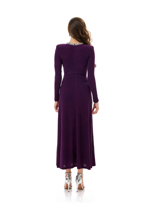 Crystal Embellished Luxe Gown
