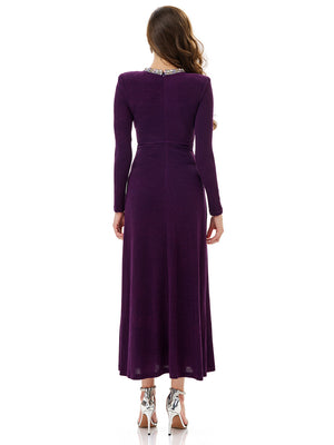 Crystal Embellished Luxe Gown