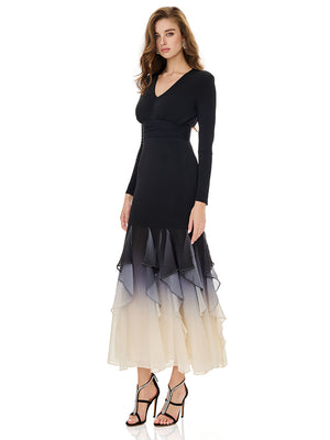 Layered Ruffles Insert Party dress