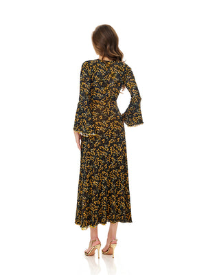 Reversible Floral Leopard Print  Dress