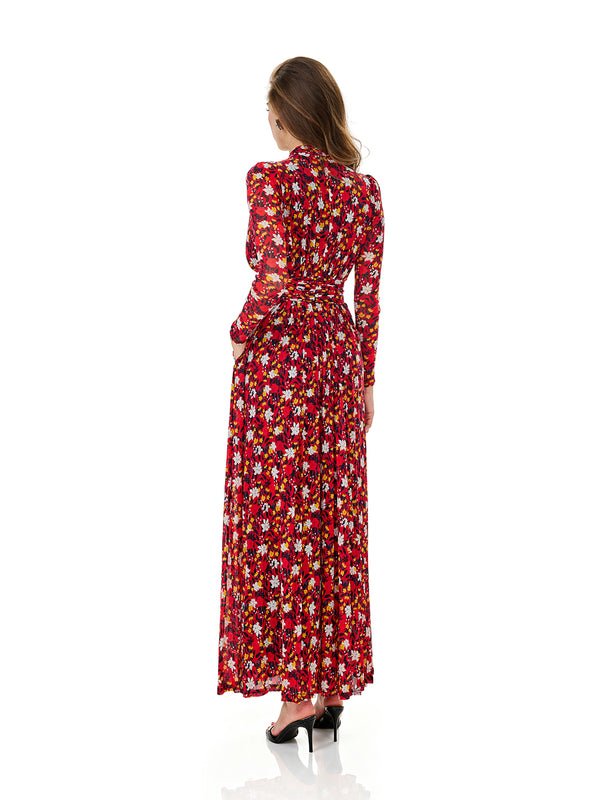 Floral Print Wide Leg Jumpsuit
