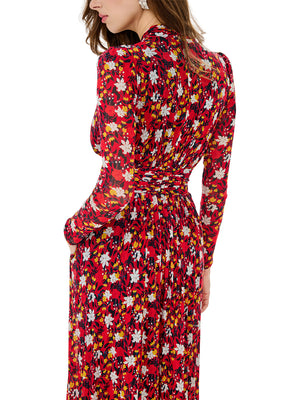 Floral Print Wide Leg Jumpsuit