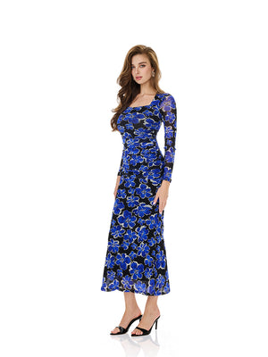 Mulberry Print Dress
