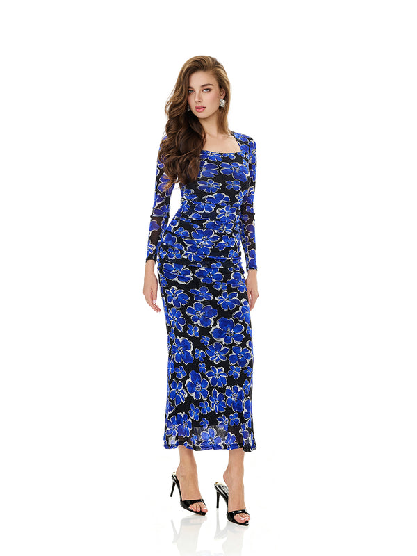 Mulberry Print Dress