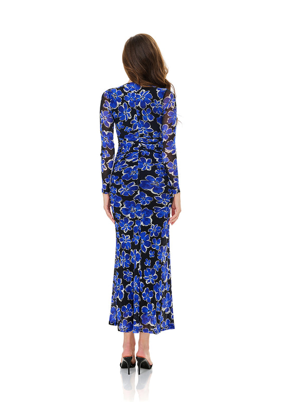 Mulberry Print Dress