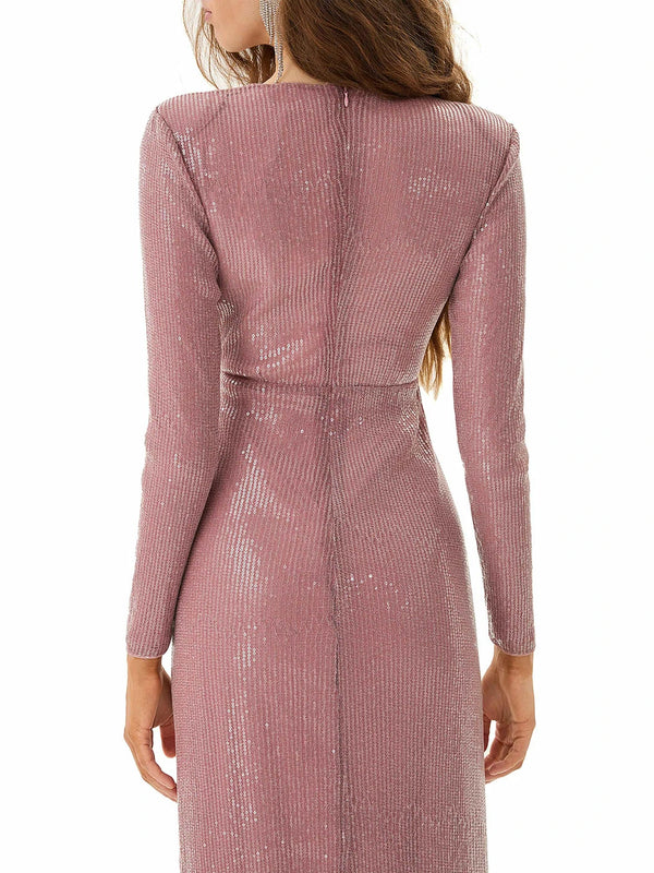Soft Mauve Shimmering Dress