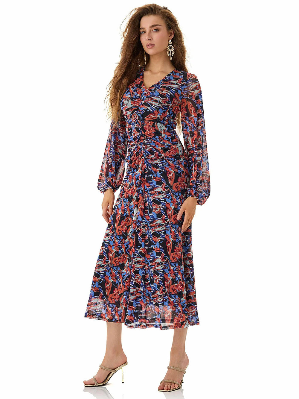 Rhapsody Color Long Dress