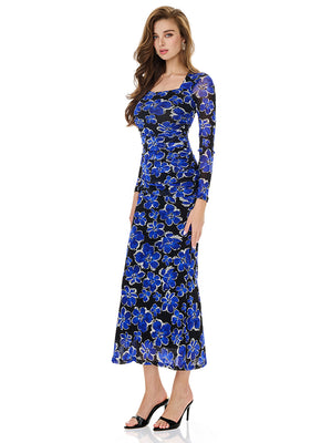 Mulberry Print Dress