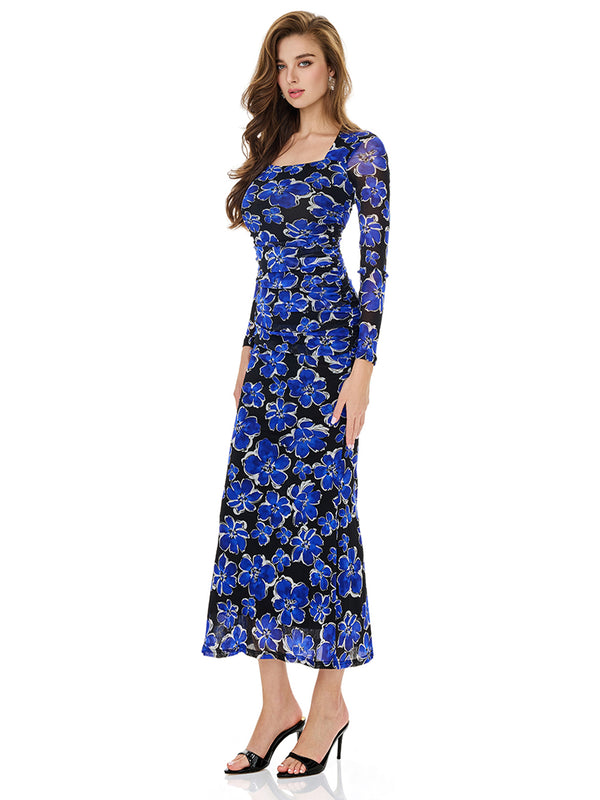 Mulberry Print Dress