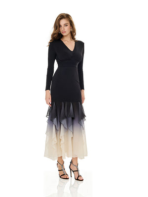 Layered Ruffles Insert Party dress