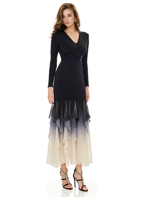 Layered Ruffles Insert Party dress