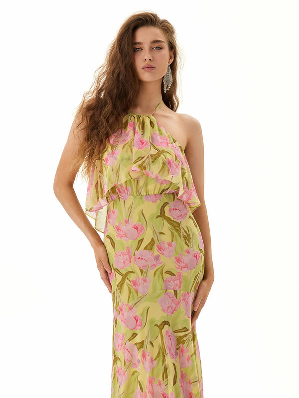 Secret Garden Halter Dress