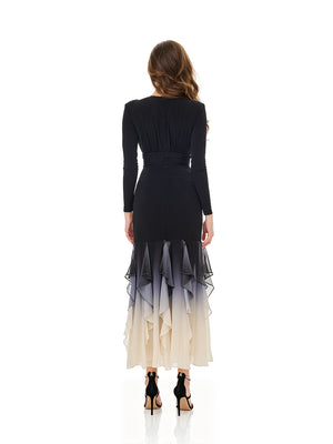 Layered Ruffles Insert Party dress