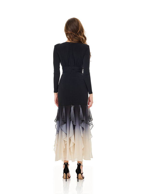 Layered Ruffles Insert Party dress
