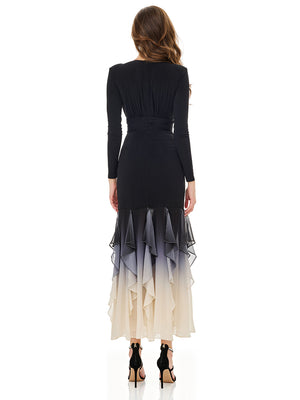 Layered Ruffles Insert Party dress